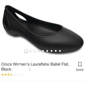 Crocs ballet flats rubber